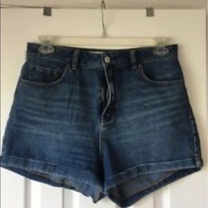 High waisted shorts